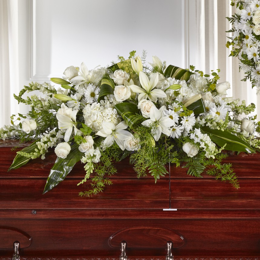 Abundance Casket Spray For Delivery Today Terry s Florist